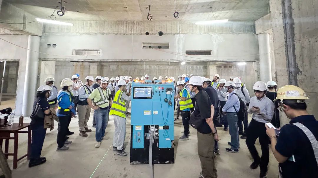 蔚建抹灰機(jī)器人驚艷臺(tái)灣省建筑界，助力智能建造工程升級