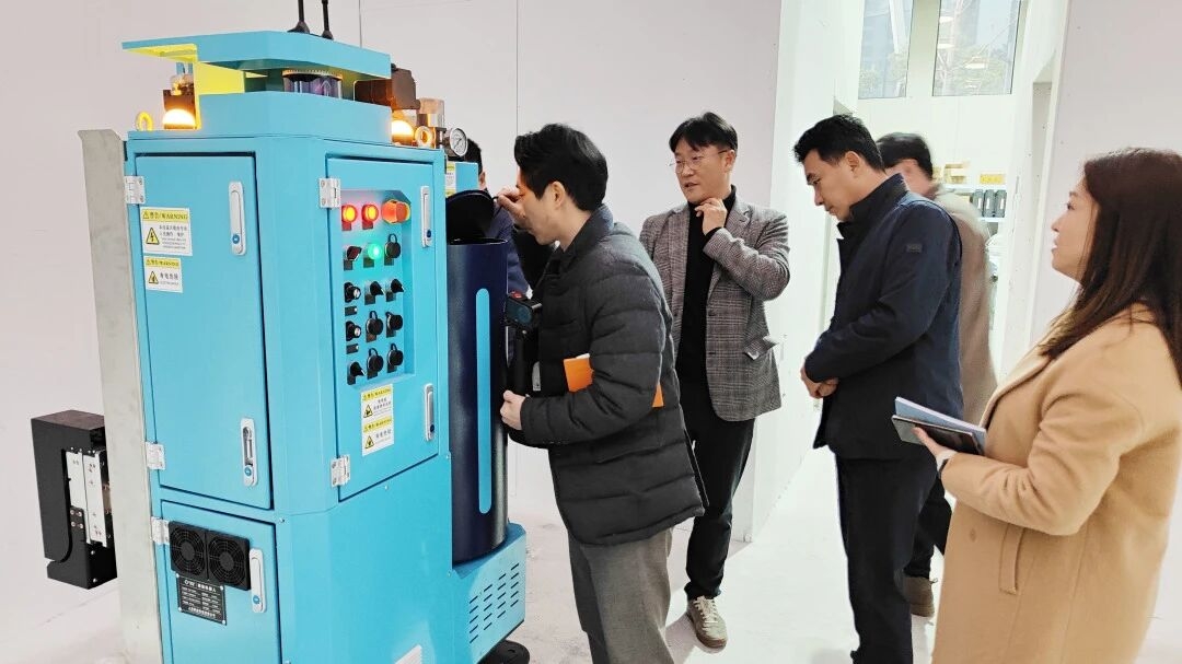 Koreas Naro visited Weijian Technology to jointly explore new paths for the integration of coatings and intelligent construction(圖3)