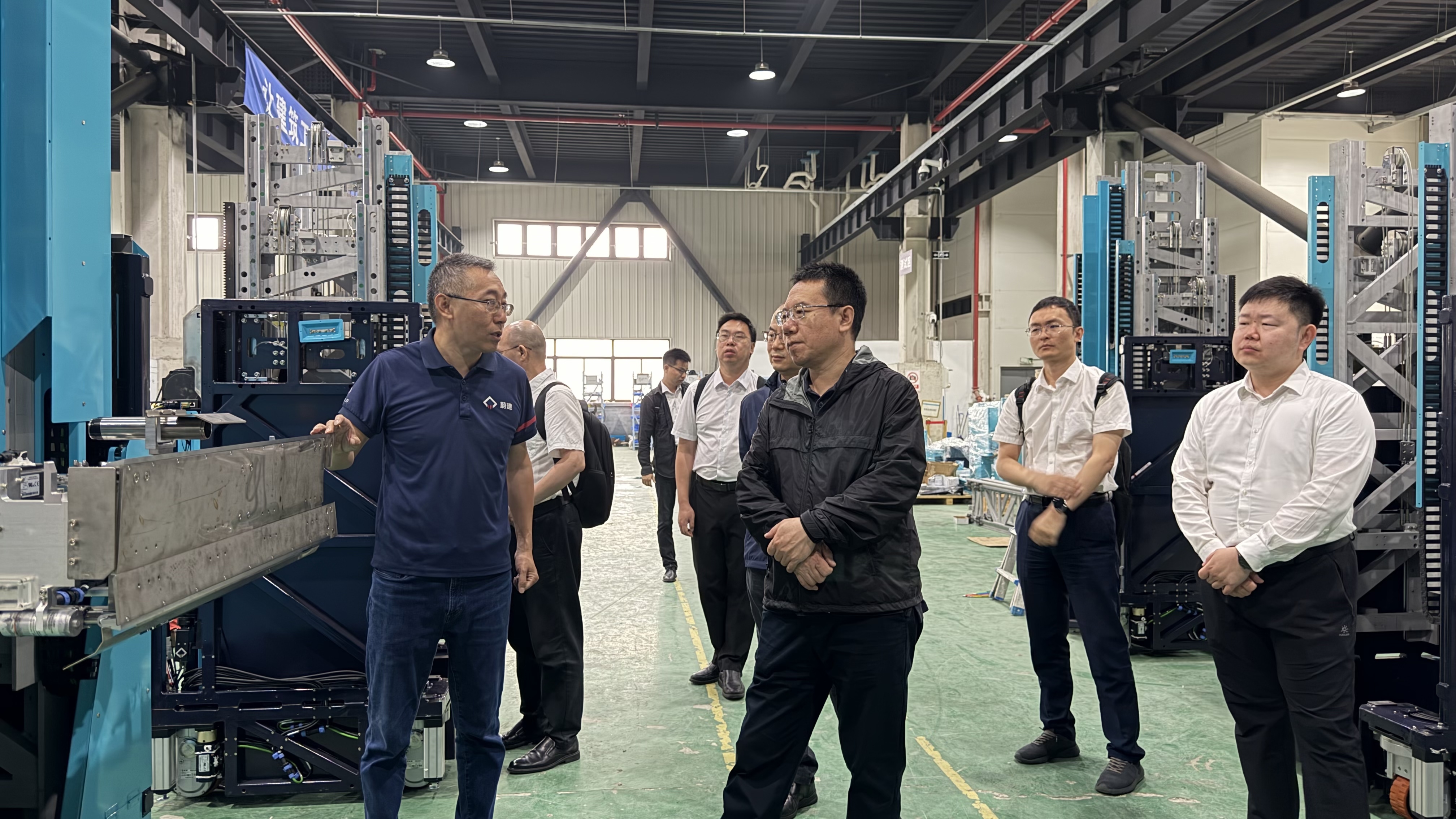 深化合作，中建二局總工翟雷帶隊考察蔚建科技(圖4)